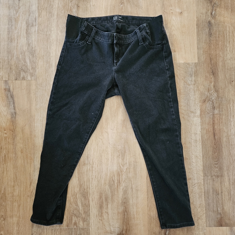 GAP Women's Maternity Sleek Black Jeggings